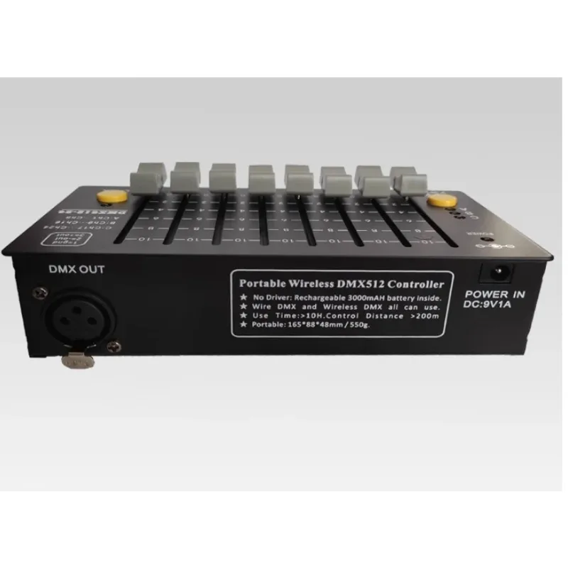 8 Group 24 Channel Mini DMX512 Light Control Console Portable Stage Lighting Decoder
