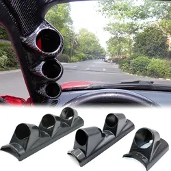 carbon fiber 52mm 60mm Universal 1 2 3 Hole Left/Right Hand  Auto Dual Holes A-Pillar Holes Gauge Holder Pod Modified Instrument