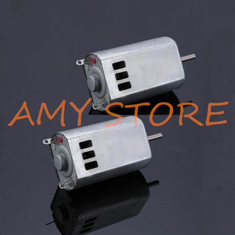 2pcs 180Strong Magnetic Power Carbon Brush DC3.7-7.4V 7.4V 51192RPM High Speed Motor Model Aircraft 20x15x32mm With Cooling Hole