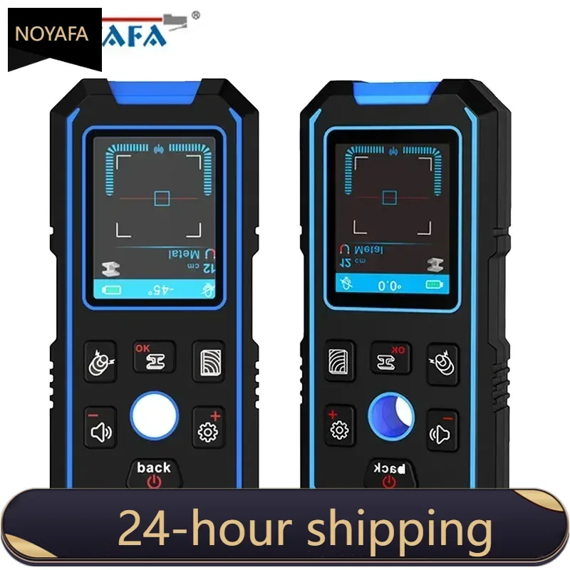 

NF-518 Professional Metal Detector with LCD HD Digital AC Wood Stud Finder Underground Wall Scanner for Cable Wires Depth Tracki