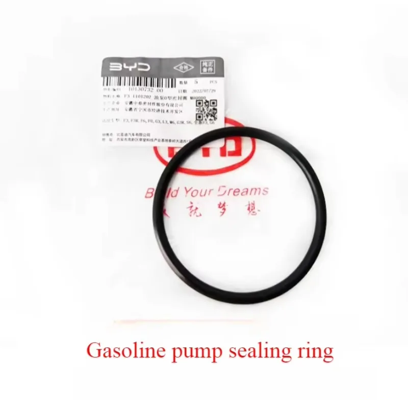 Gasoline Pump Sealing Ring for BYD F3 F6 G3 F3R L3 F0 S6 G6 M6 Fuel Pump Rubber Sealing Ring