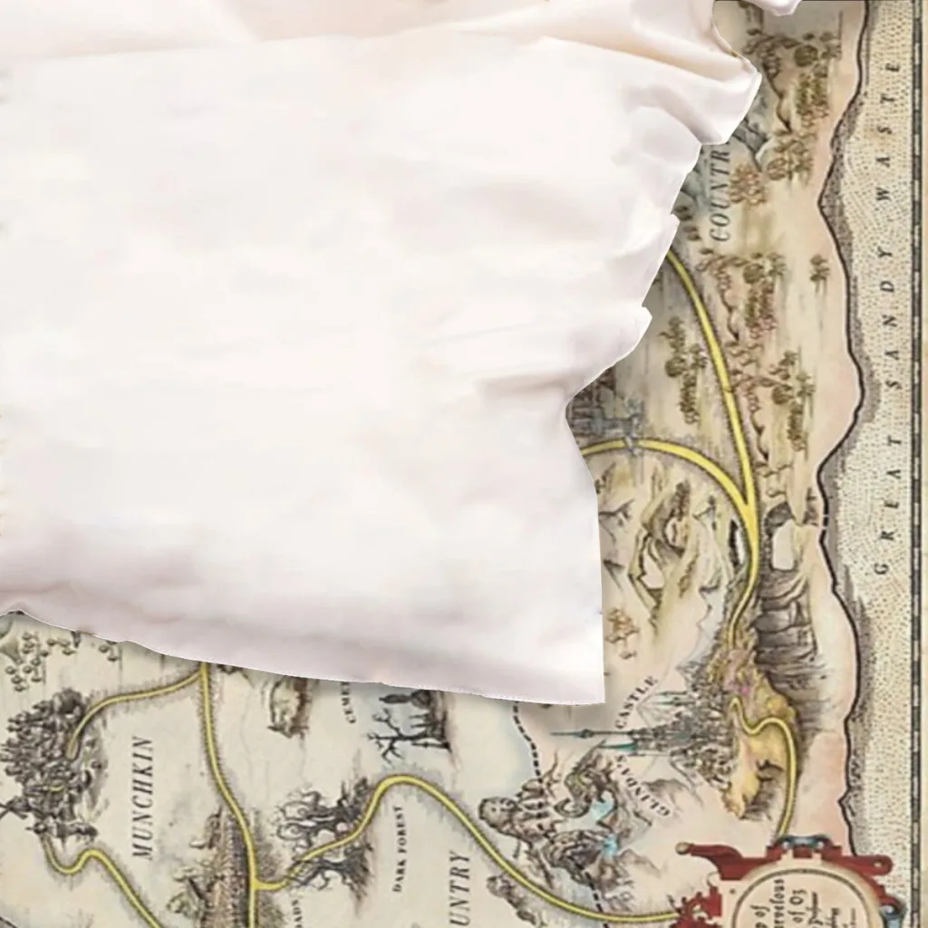 Map of OZ Bed Sheets Set  Comforter Quilt Cover Duvets Single Bedding