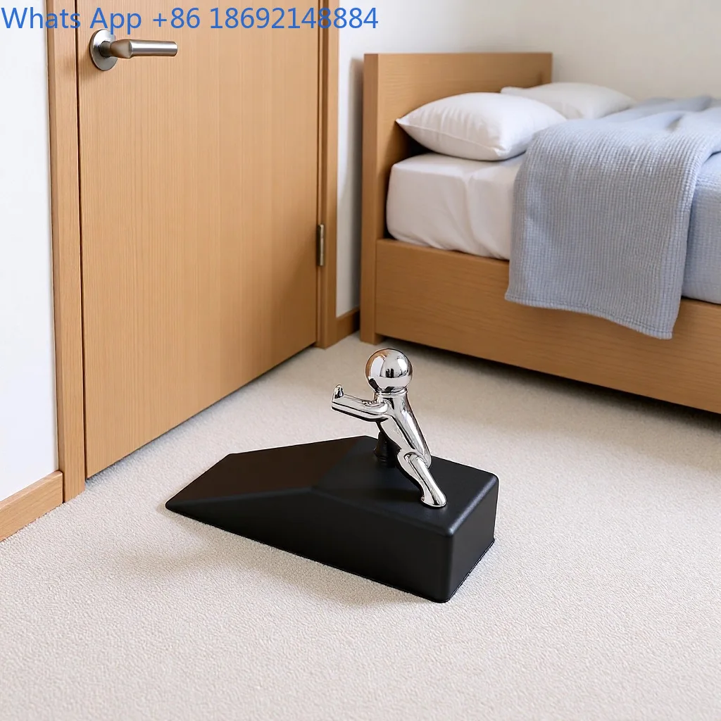 Rubber door stopper artifact, windproof door, rear anti-collision door stopper, creative kung fu kid