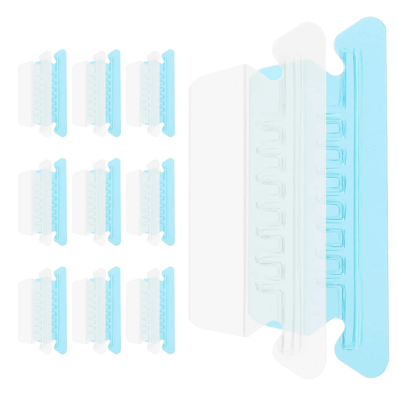 

20pcs Plastic Folder Labels Office Supplies Document Organizer Binder File Tabs Small Hanging Folder Inserts File Identification
