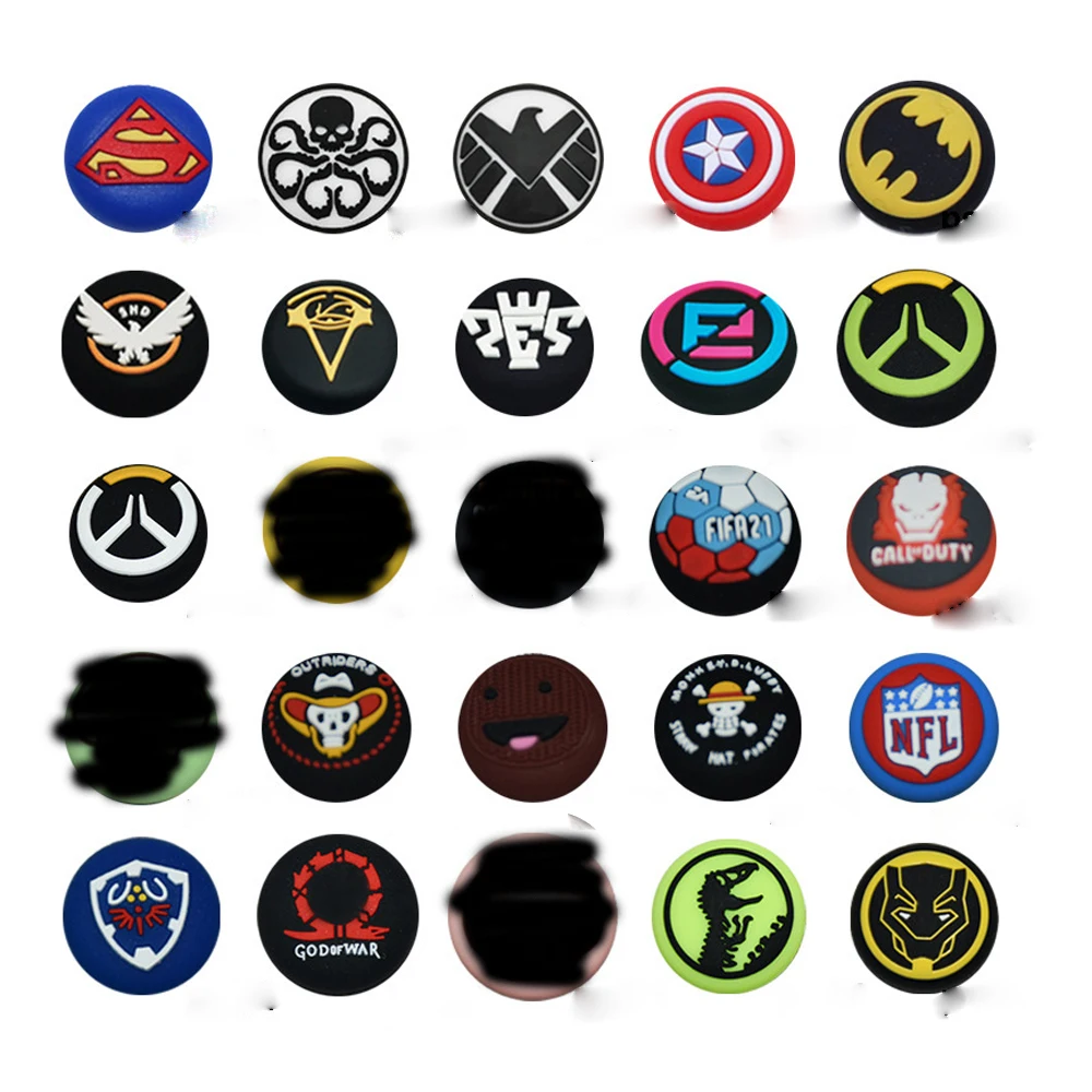 2PCS Marvel Silicone Thumbstick Grip Cap for PlayStation 5 PS5 PS4 Xbox XController Accessories Game Joystick Protective Cap
