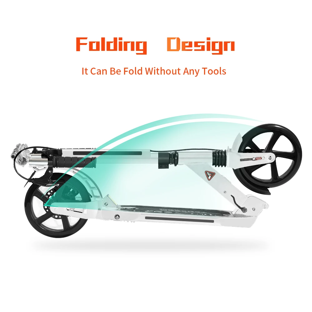 STLF جديد حار بيع قابل للتعديل رخيصة الكبار ركلة سكوتر مع 2 عجلة للبالغين