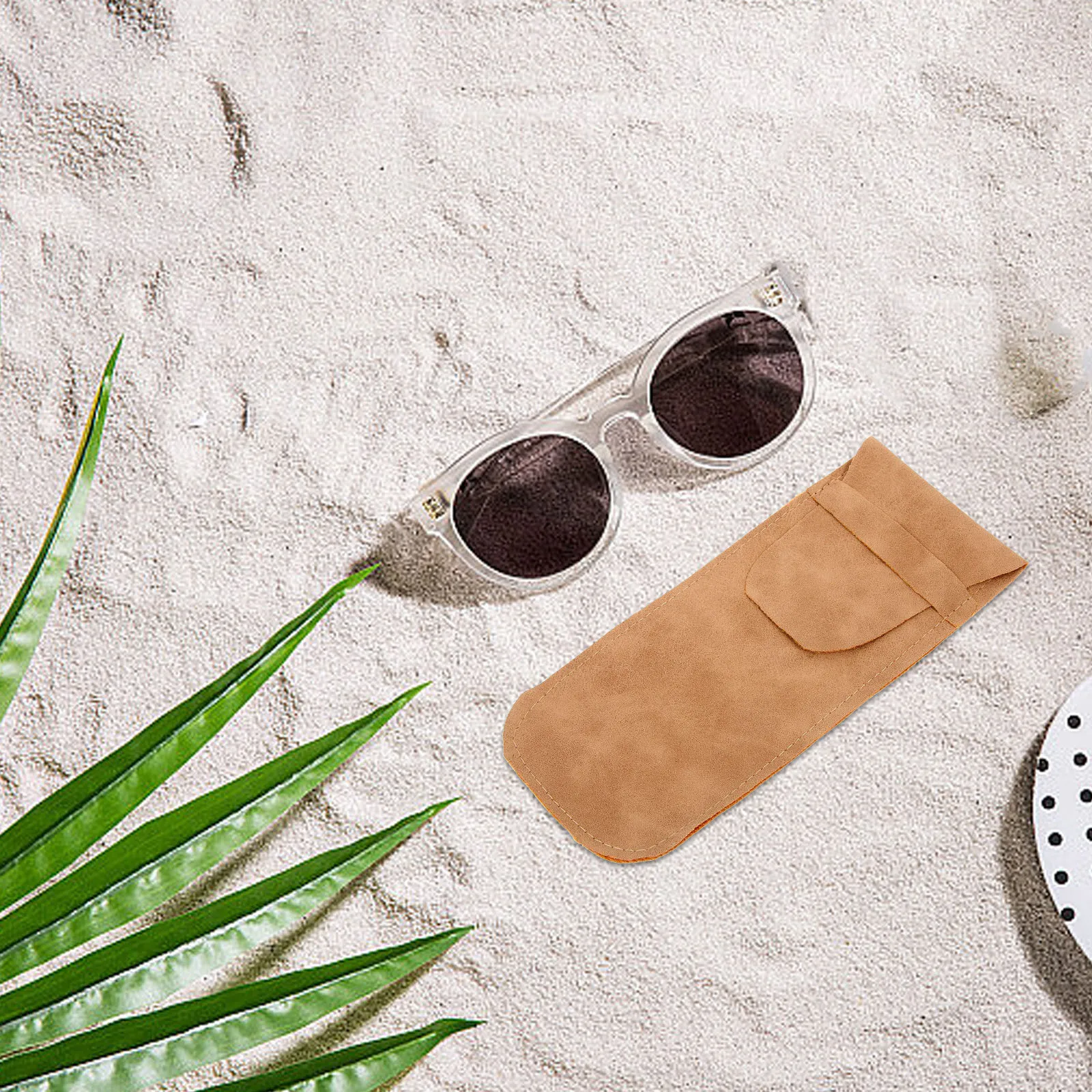 

Sunglasses Case Eyeglass Pouch Soft Travel Holder for Sun Frames Storage Bag Decorative Eye Protector