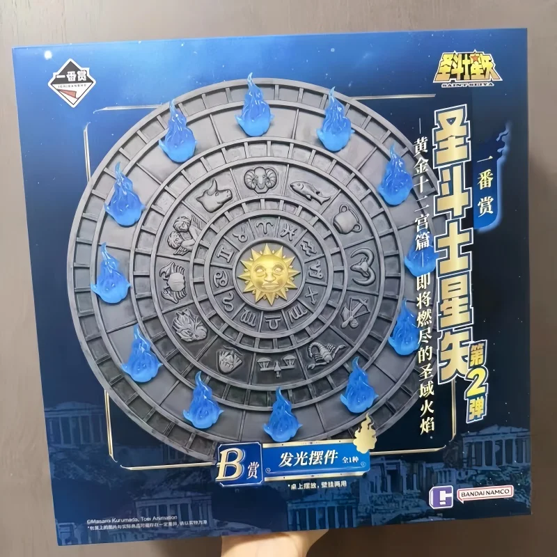 

New Bandai Saint Seiya Second Bullet A Reward Golden Zodiac Burned Sanctuary Flame Animation Peripheral Model Gift In Stock