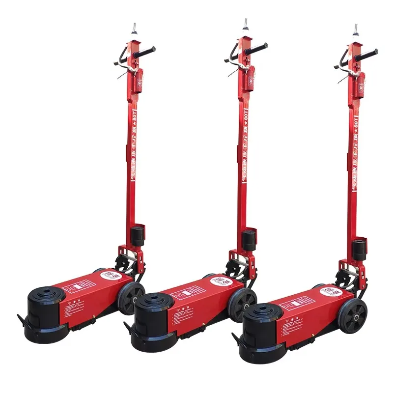 30ton 50ton 120ton Truck Repair Jack Pneumatic Car Lift Jack Trolley Hydraulic Air Jack