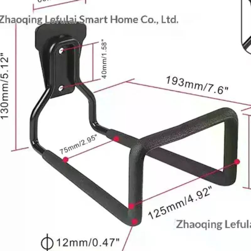 Garden Hose Rack Garage Hooks With Anti-Slip Coating Wall Mount Storage Organizer Wall-Mounted Hose Hanger