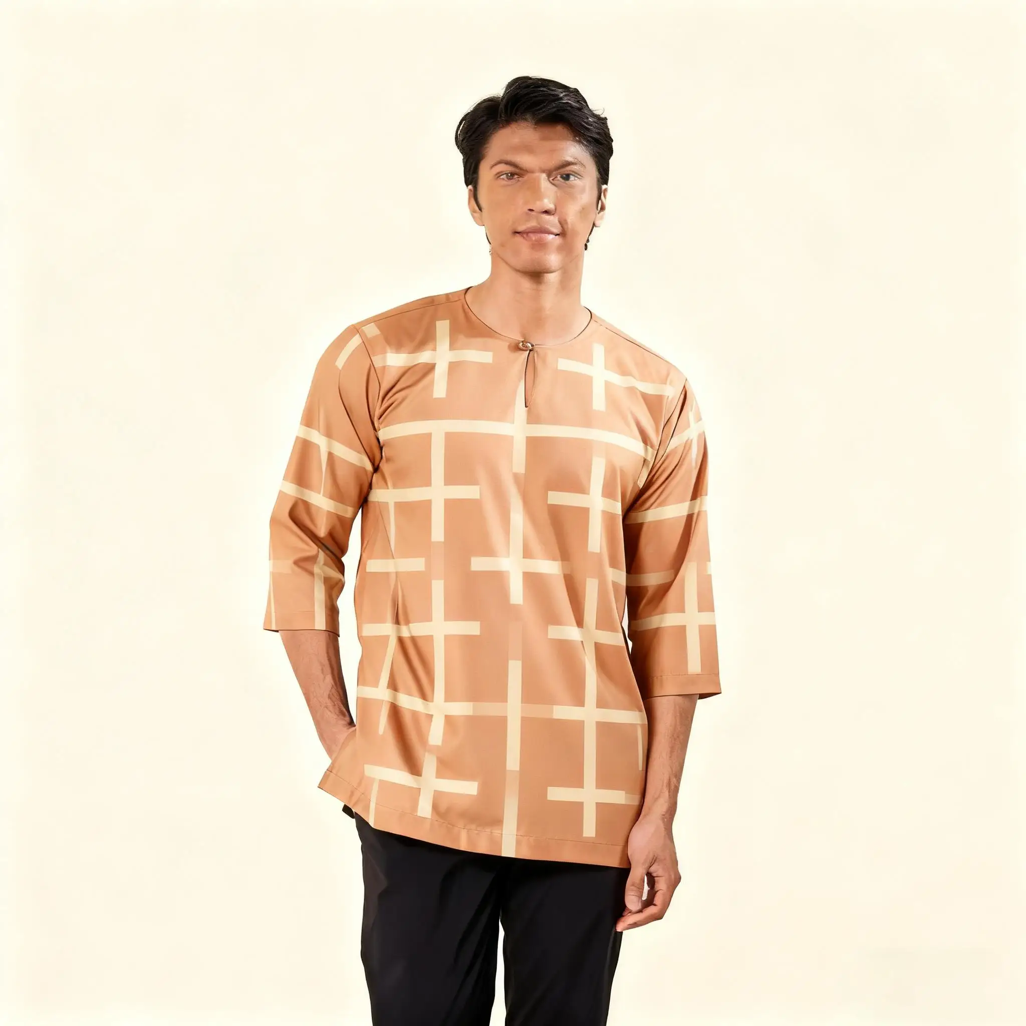 

Исламская одежда с павлином, мужская кимоно с короткими рукавами, футболка с принтом Джубба Тобе, Саудовская футболка Camisa Masculina Muçulmano Herren