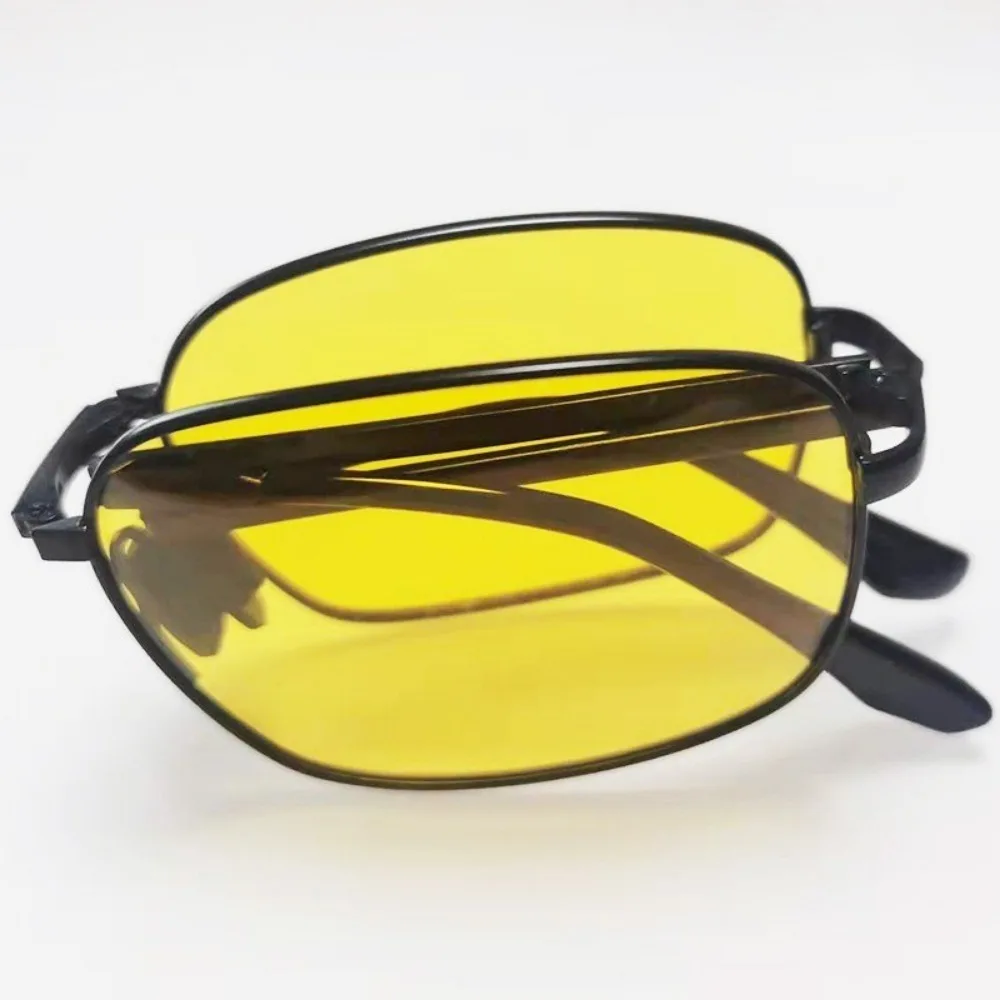 Zusammenklappbare polarisierte Farbwechsel-Sonnenbrille für den täglichen und nächtlichen Gebrauch. Angelbrille für männliche Fahrer – Detail 4