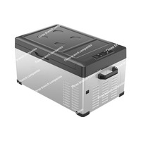12/24V Portable Compressor Refrigerator 15L 20L Cooler For Caravan Camping Travel or Cosmetic Freezer Car Mini Fridge AC110-240V