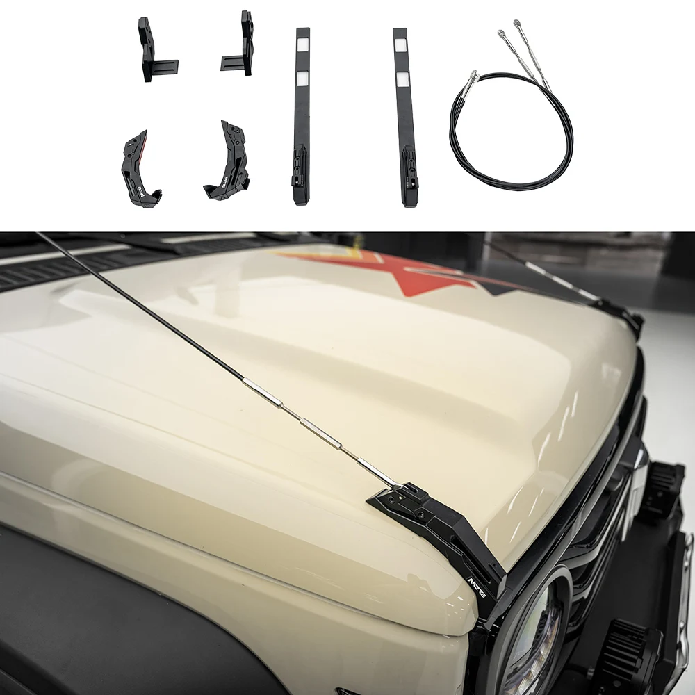 Limb Riser Kit / Branch Deflector for GWM Tank 300 2019-2026, CNC Aluminum-Magnesium Black No-Drill Direct Fit, TK1029