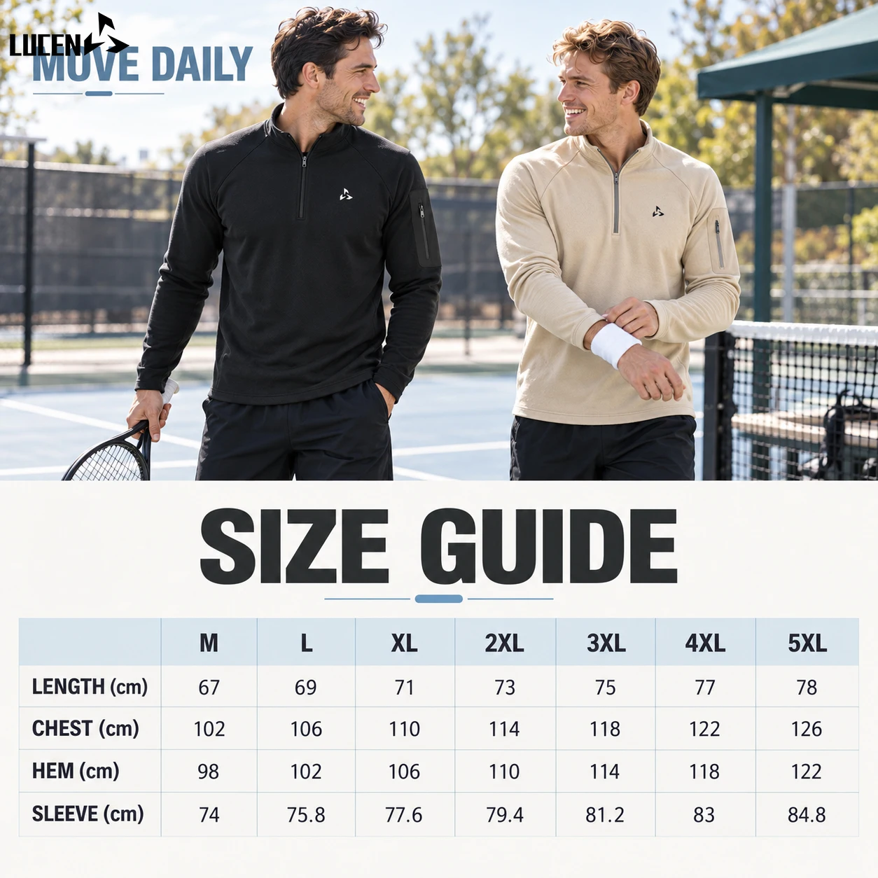 LUCEN New 2026 autumn-winter men's high-quality outdoor sports long-sleeved T-shirt running/climbing casual jacket Tops