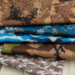 Polyester Camouflage Tent Waterproof Fabric Sewing Material For DIY Apron Umbrella  45*150cm/Piece TJ0525