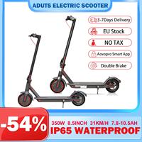 7.8-10.5AH Electric Scooter 350W 8.5Inch Anti-Slip Tire Adults Electric Kick Scooter 31KM/H APP Control Smart Folable Escooter