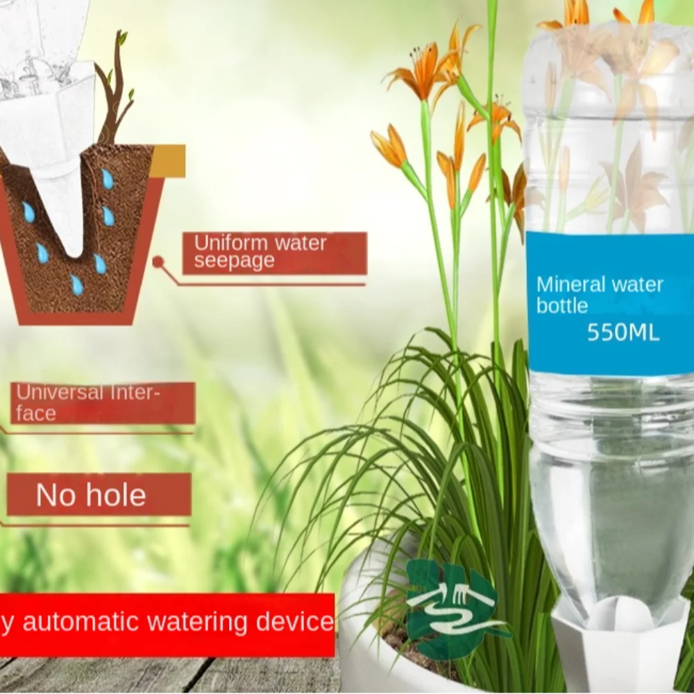 2024 Timing Setting Plant Watering Flower Pot Drink Bottle Automatic Drip Irrigation Gardening Tool Home Watering System