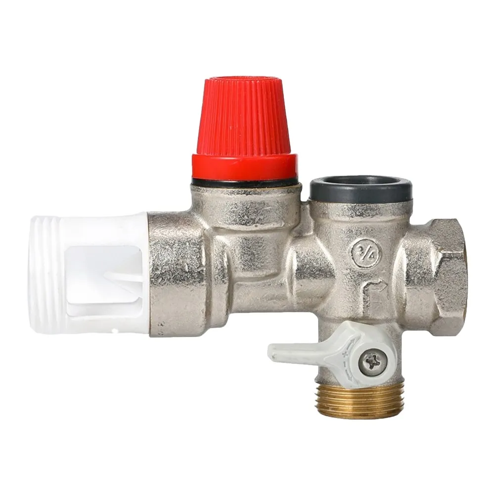 DN20 safety pressure valve for water heater systems with backflow prevention and consistent performance under load