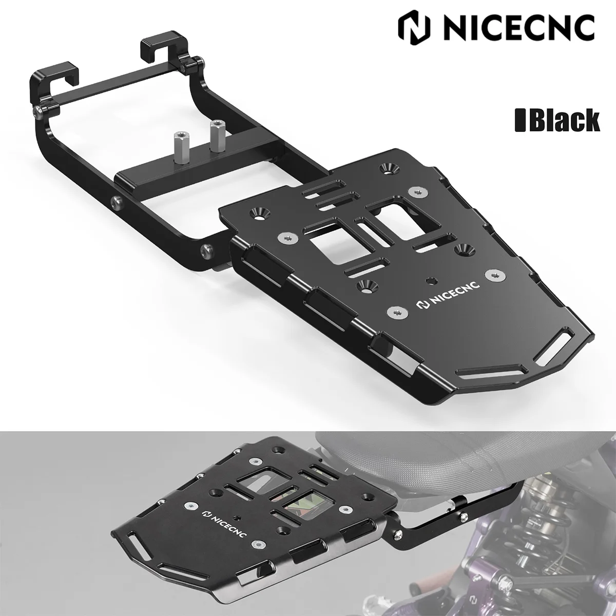 

For 2025 2024 2023 Surron Electric Bike Rear Luggage Rack Tail Cargo Rack Bracket Sturdy For Sur-Ron Surron Light Bee X S L1E