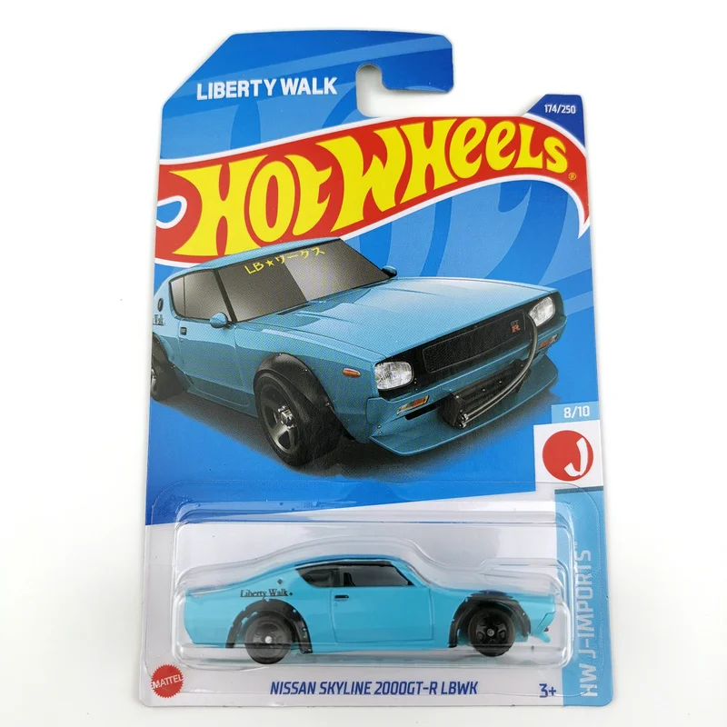 2022-174 Hot Wheels Cars NISSAN SKYLINE 2000 GT-R LBWK 1/64 Metal Die-cast Model Collection Toy Vehicles