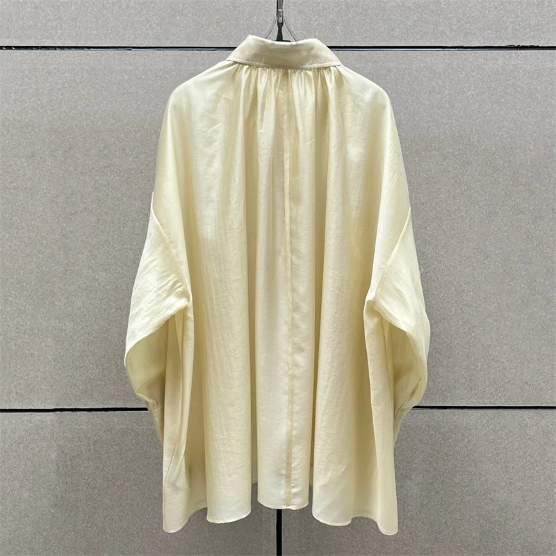 Women's shirt 2026 summer new satin slim fit women's long sleeved top Bow tie decoration Women's blouse Casual Women's clothing - view 5
