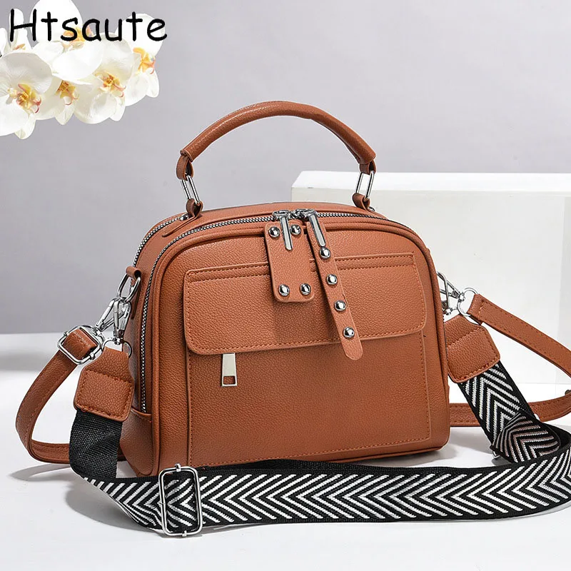 

Модные женские сумки через плечо с широким ремешком, клатч из искусственной кожи, сумка на одно плечо, повседневная большая вместительная простая женская сумка-тоут