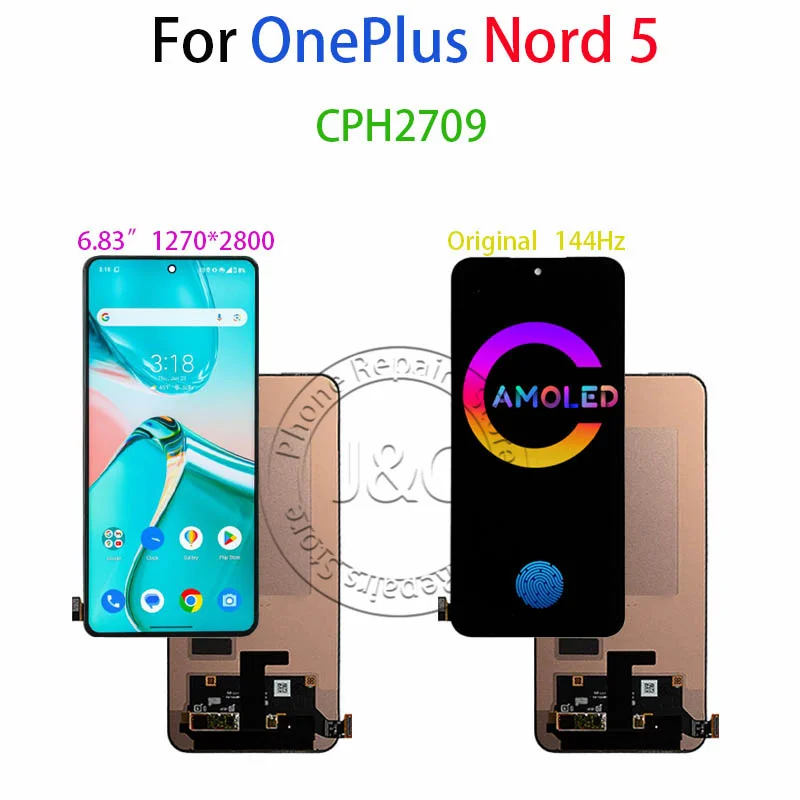 Original 6.83” AMOLED for OnePlus Nord 5 CPH2709 LCD Display Replacement – Full Review & Real-World Testing