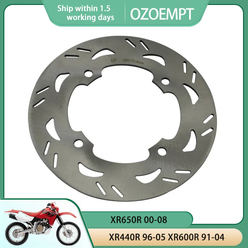 

OZOEMPT Motorcycle Front Left brake disc/plate Apply to XR440R 96-05 XR600R 91-04 XR650R 00-08