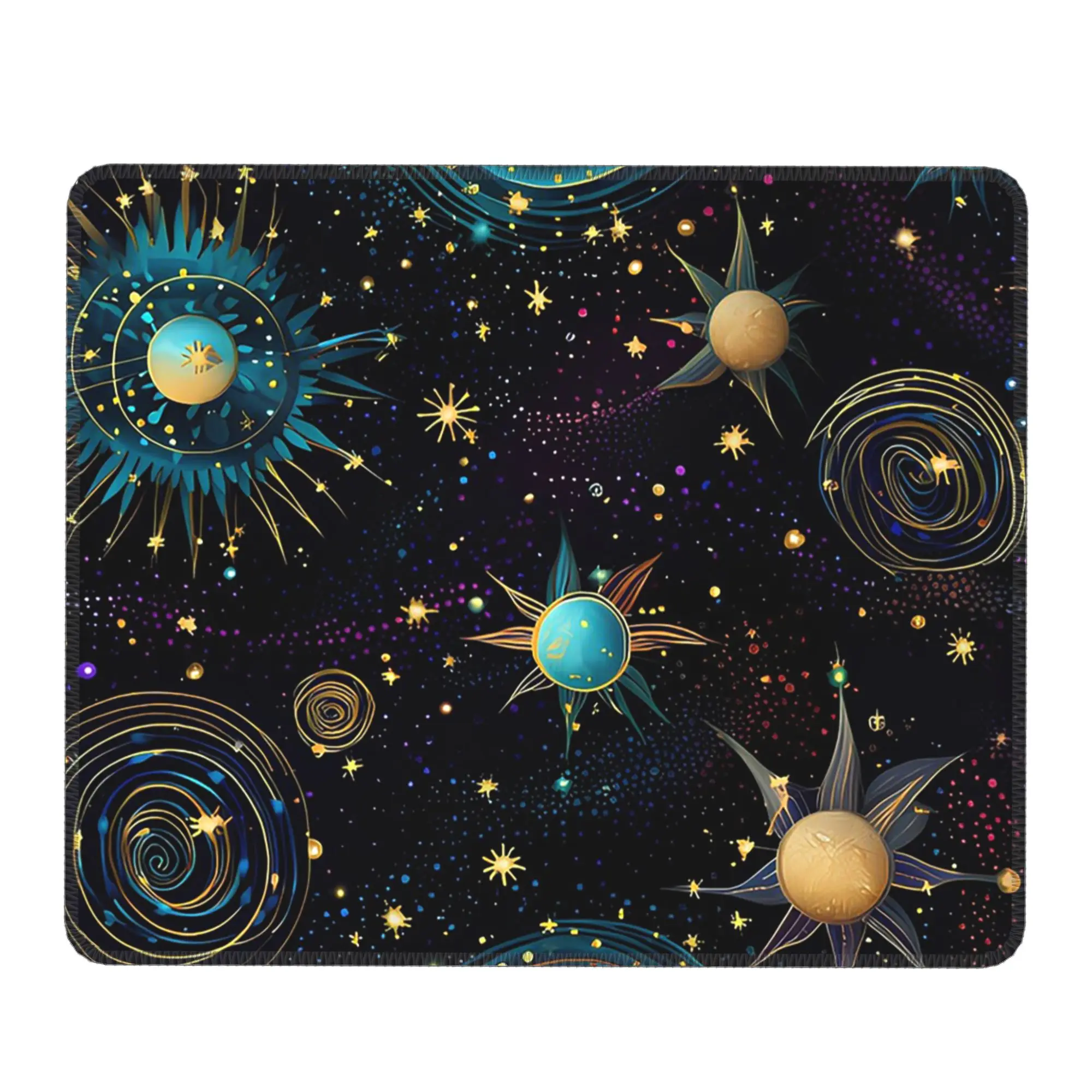 Cosmic Celestial Star Planet Galaxy Mouse Pad Computer Keyboard Mouse Mat Gaming Laptop Desk Mat Office Accessories Table Mats
