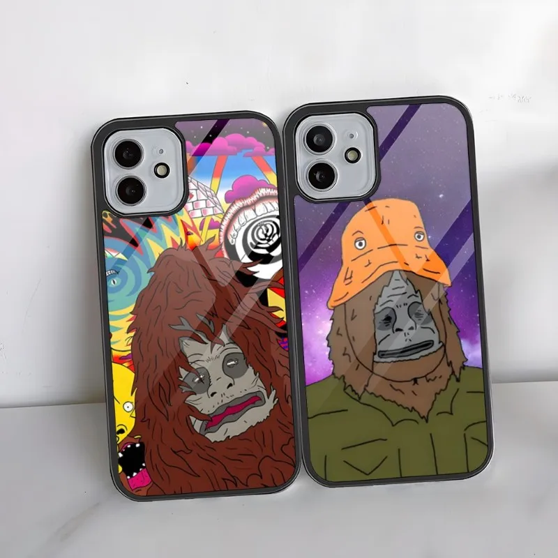 Anime Sassy The Sasquatch Phone Case PC+TPU For Iphone 13 Pro Max 14 11 12 Mini 6 8 7 Plus X Xs XR Luxury Design Back Cover