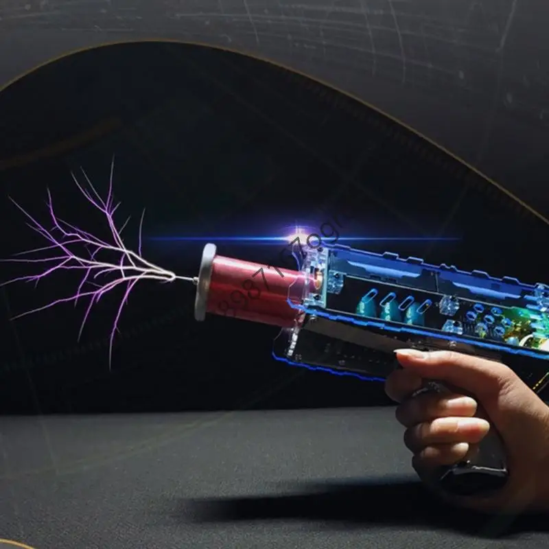 Jouet scientifique portatif fréquence réglable bobine Plasma d'arcs foudre artificielles sans fil avec le panneau