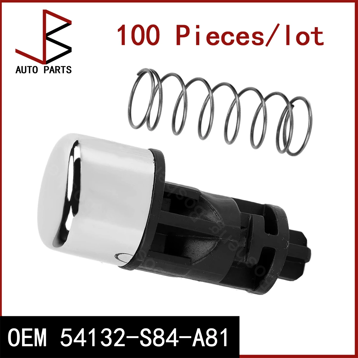 

New 100 Pieces OEM 54132-S84-A81 54132-S84-A81ZA Direct Replacement ABS Shift Lever Shift Button Knob for 1998-2002 Honda Accord