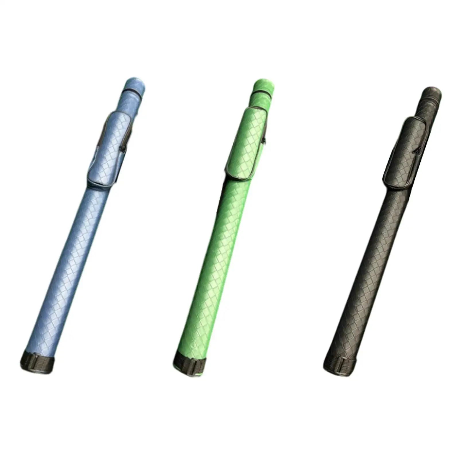 

Pool Cue Case Carrying Bag PU Leather Adjustable Shoulder Strap Heavy Duty