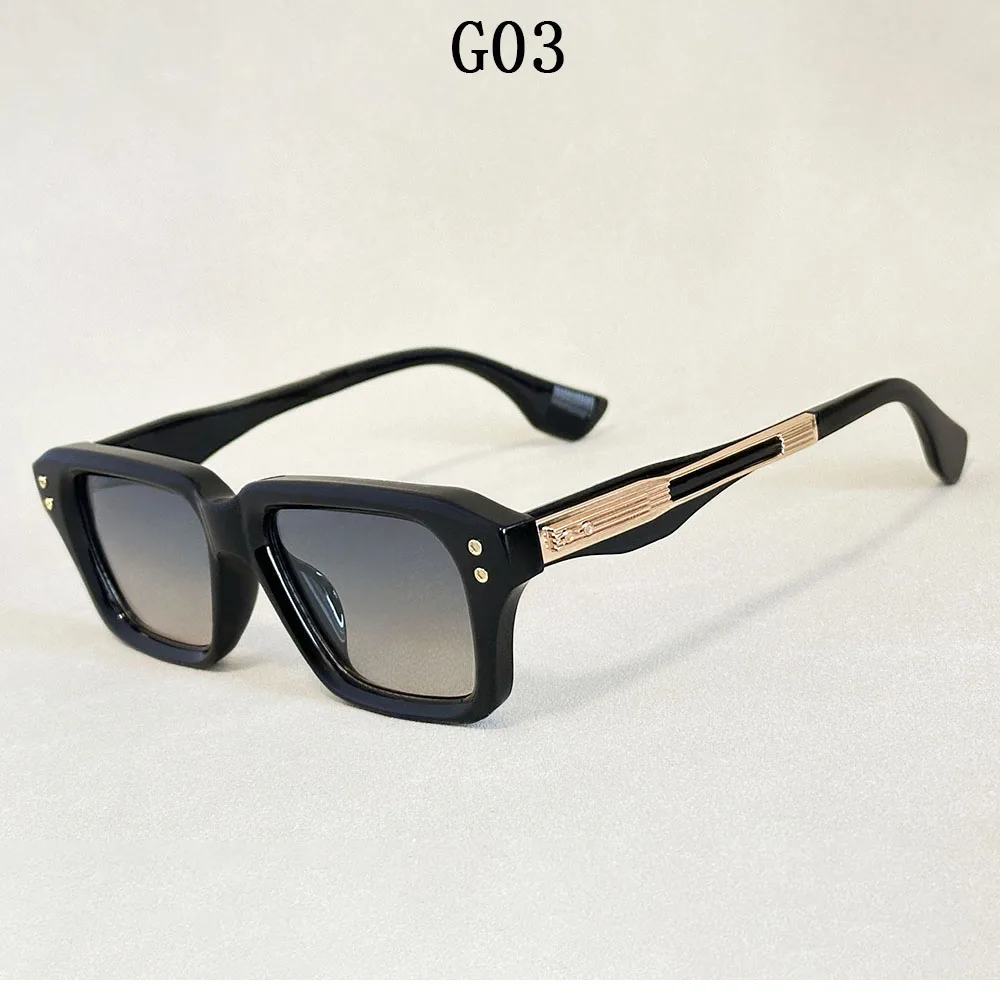 Retro Sonnenbrille Männer Vintage Quadrat Sonnenbrille Frauen Luxus Designer Mode Gläser Dropshipping Gafas De Sol Hombre Zonnebril – Detail 6