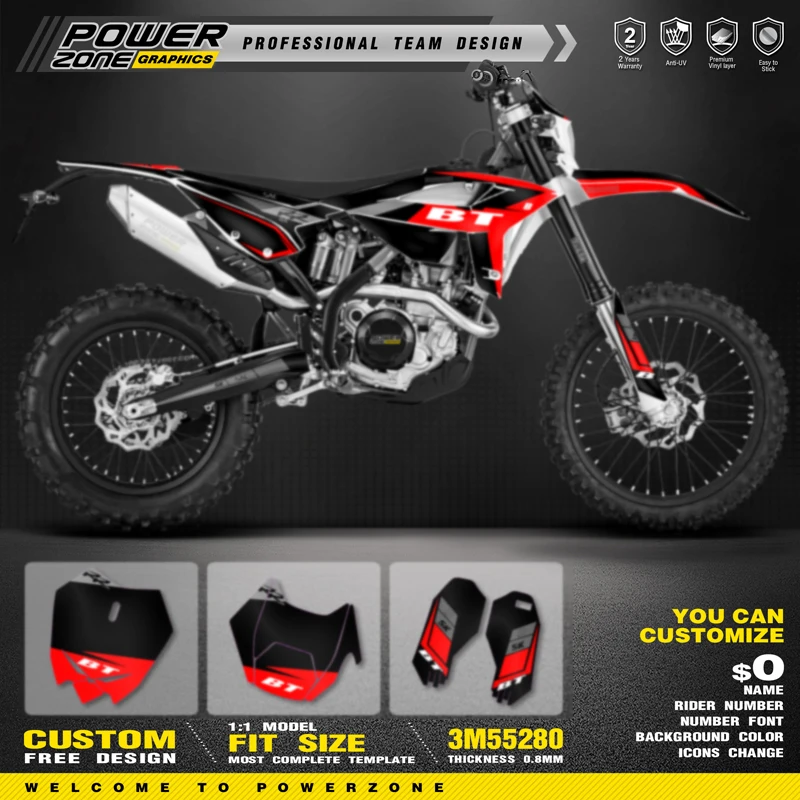 

Набор графических наклеек PowerZone Custom Team для BETA 2020 2021 2022 RR RR-S 125 200 250 300RR 350 390 430 RR-S RX 13