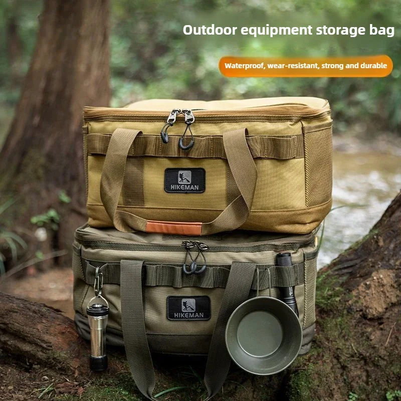 Multifunctional Outdoor Equipment Portable Storage Bag Camping Sundries Bag Thickened Wear-resistant and Anti-collision