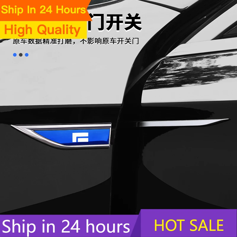 

NEW For ROX 01 Polestones‌ JISHI 01Car leaf panel side label body metal sticker personalized sports decoration