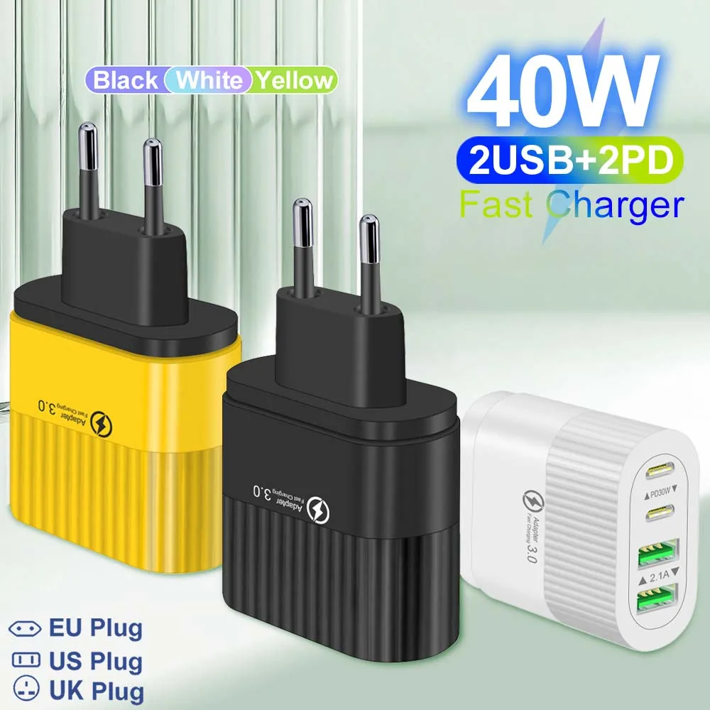 40W Usb Charger 4 P…