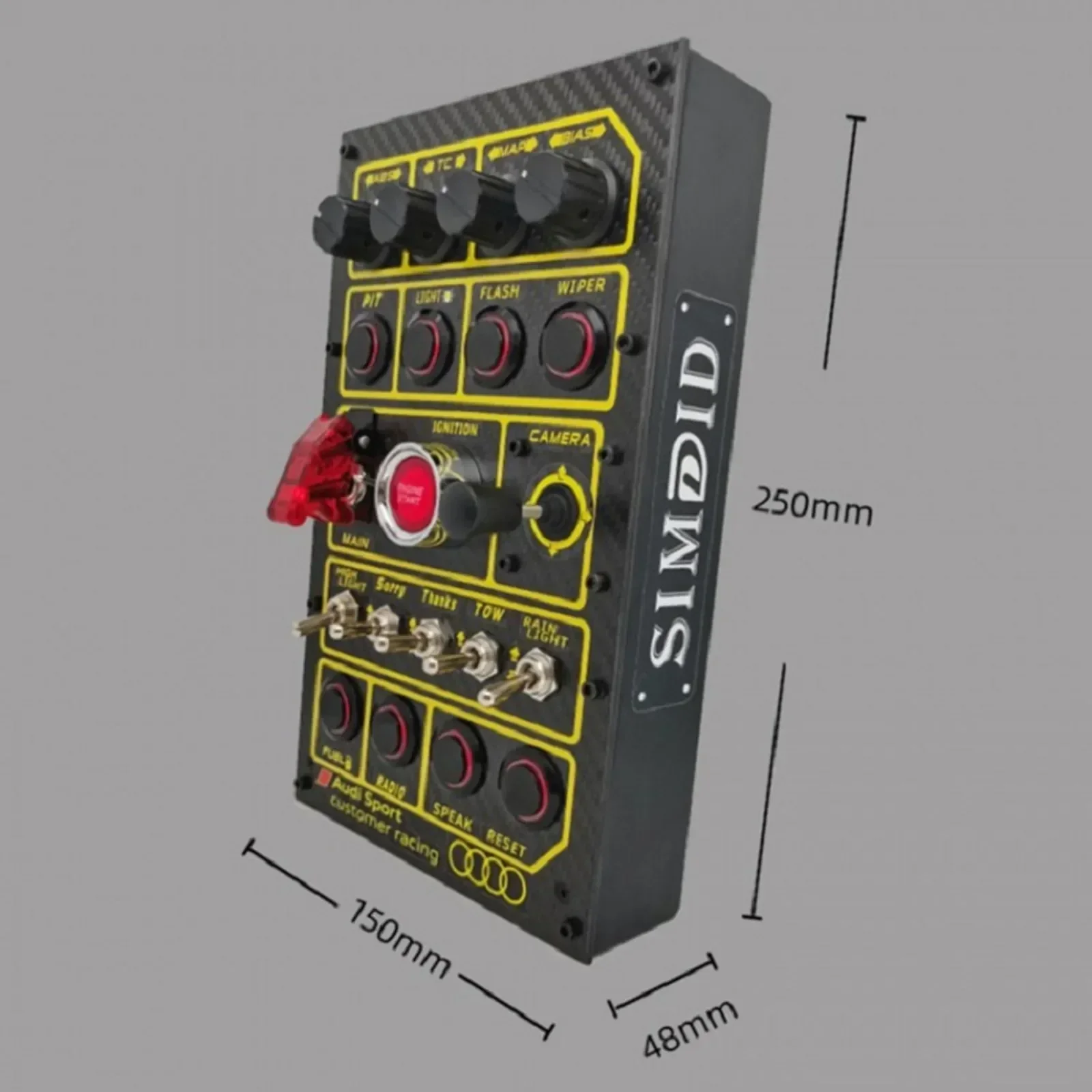 D30 Racing Simulation Control Box Controller Multi-Function Control Button Box for  Thrustmaster