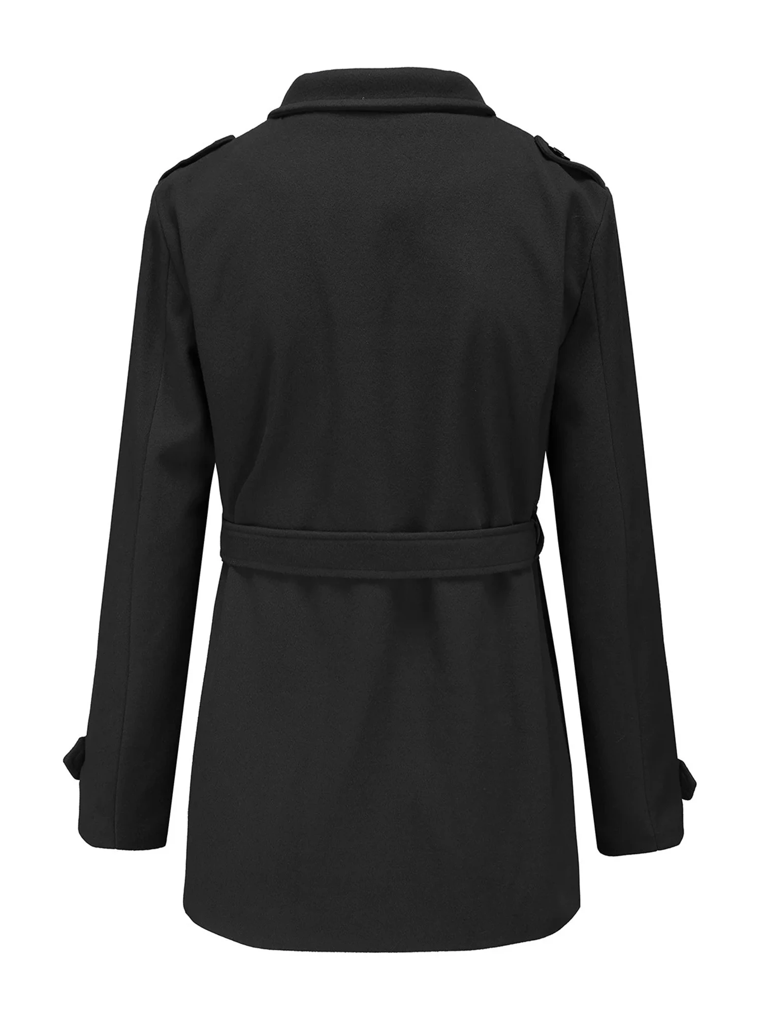 

Men s Classic Double Breasted Wool Blend Trench Coat with Mid-Length Design for Stylish and Warm Winter Wear