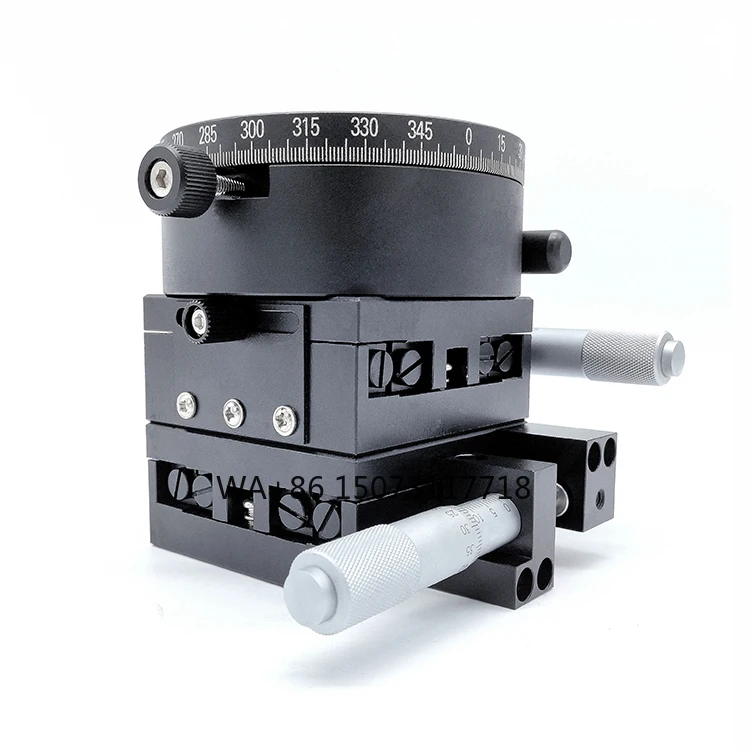 

LSSZ-03-11 Optical Manual XYZ Integrated Translation Rotary Stage Motion Sliding Bearing Table