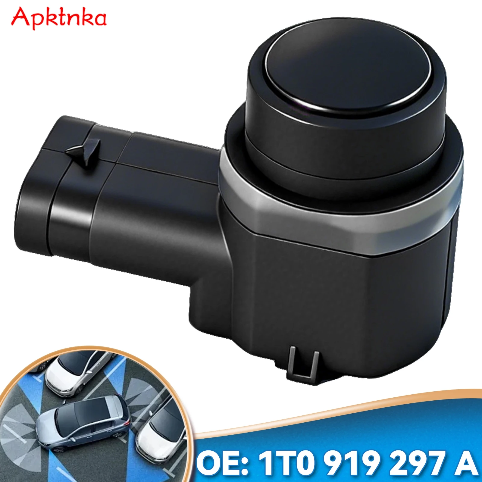 Датчик парковки Apktnka для Audi A4 A5 A6 Q5 Q7 TT VW Golf Passat Tiguan Jetta Caddy Skoda Yeti Fabia Seat Ibiza Leon 1T0919297A