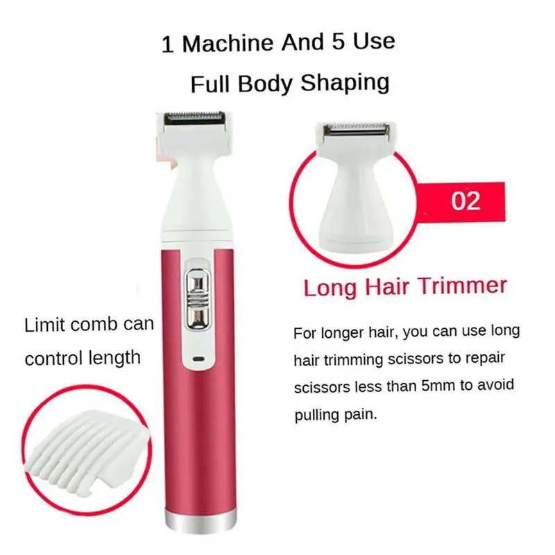 B15C Women's Electric Shaver Women's Electric Epilator Multi-Purpose Epilator For Women