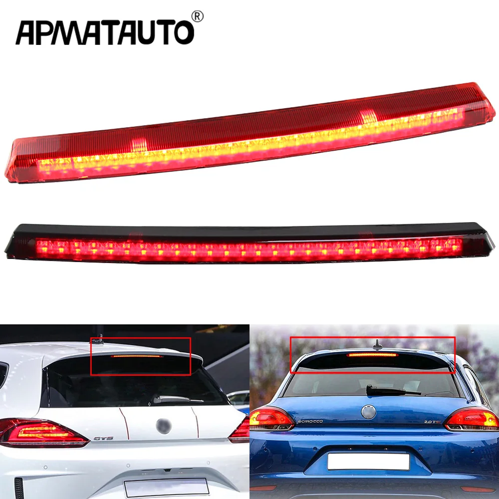 1Pc LED Rear High Level Brake Tail Light For VW Golf MK5 GTI R32 2005-2009 For VW Scirocco 2009-2016 For VW Polo Mk4 2003-2008