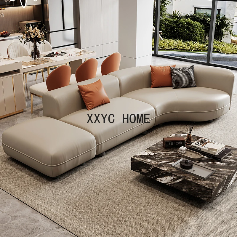 Family Living Room Sofa Luxury Modern Filler Lounge Lazy Sofa European Italian Double Muebles Para El Hogar Home Furniture