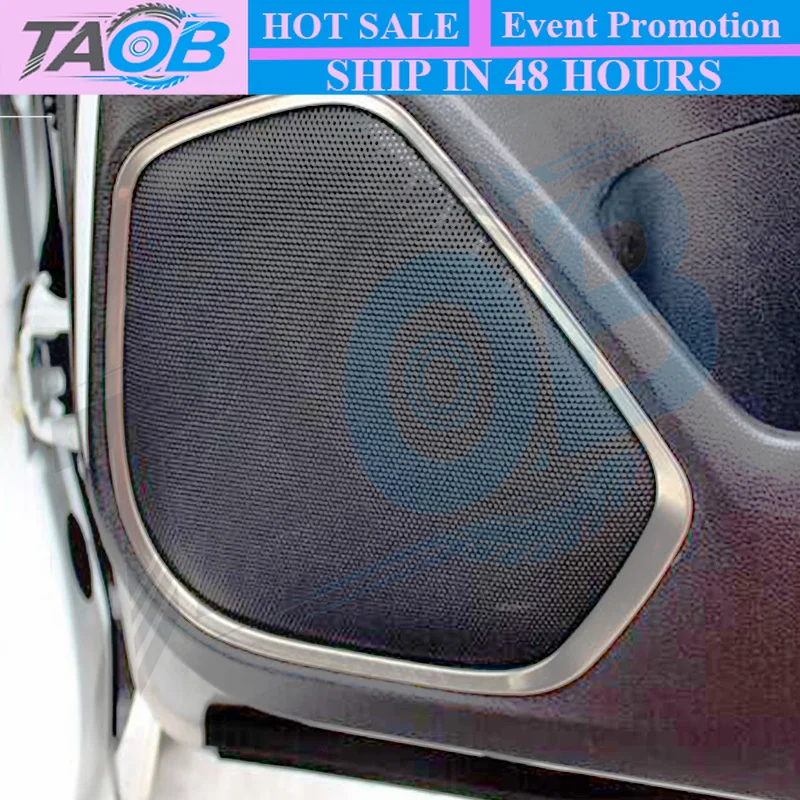 For Honda Jazz Fit accessories 2014-17 18 2019 Car Inner door Speaker Audio Loudspeaker Sound horn cover trim Car styling 4pcs