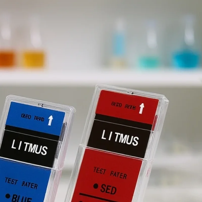 100 Strips/Box PH Test Strips Red/Blue Litmus Paper Acid Alkali Test Paper For Water Soil Laboratory Acid Alkaline Detection