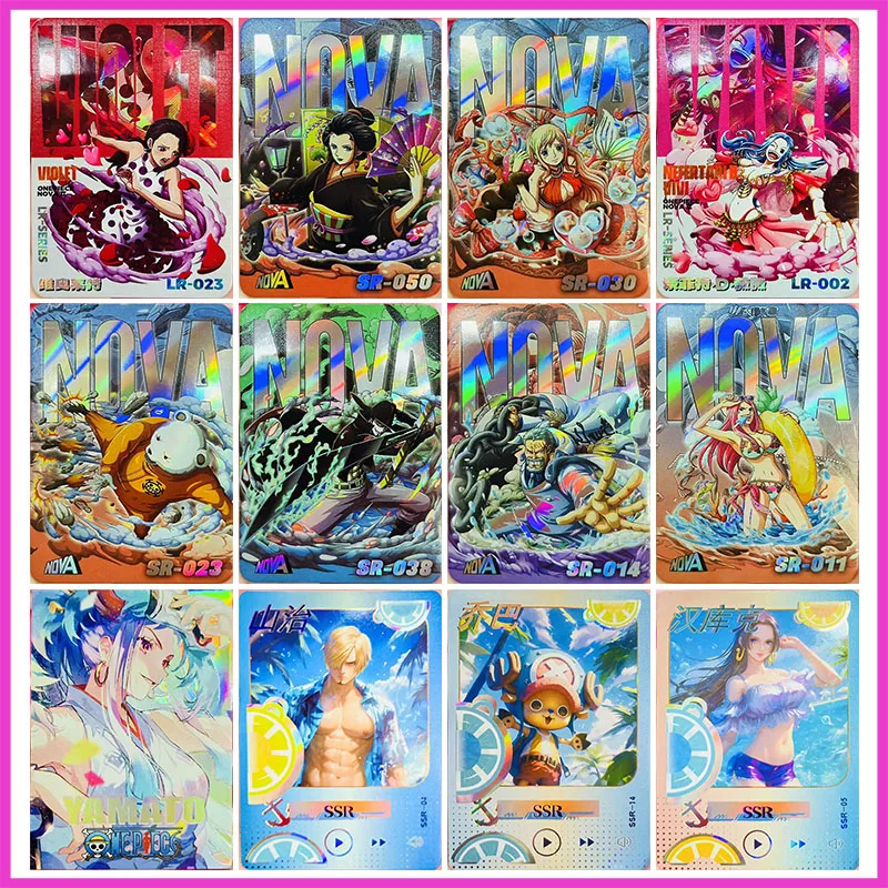 

Anime ONE PIECE Rare Collectible Card Viola Black Maria Shirahoshi Vivi Bonney Yamato Sanji Hancock Toy for boy Birthday Present
