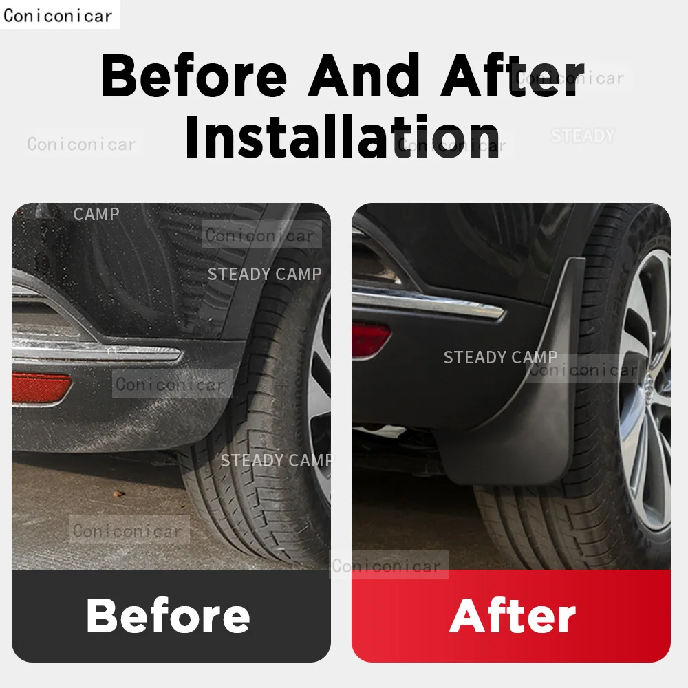 For GAC Trumpchi GS8 2023 2024 2025 Mud Flaps Splash Guard Mudguards MudFlaps Front Rear Fender Auto Styline Car Accessories